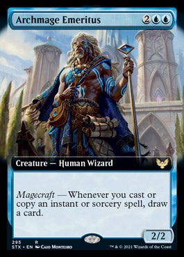 Archmage Emeritus (Extended Art) [Strixhaven: School of Mages] | Gamers Paradise