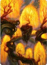 Grove of the Burnwillows Art Card [Zendikar Rising Art Series] | Gamers Paradise