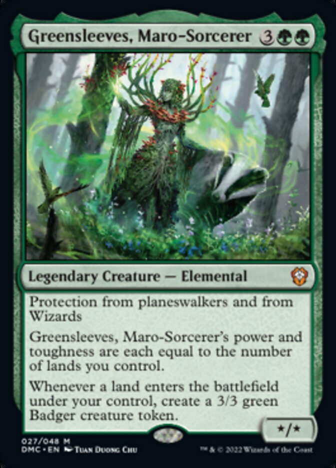 Greensleeves, Maro-Sorcerer [Dominaria United Commander] | Gamers Paradise