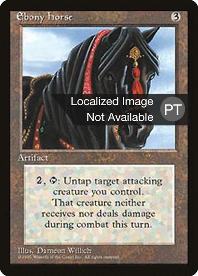 Ebony Horse [Fourth Edition (Foreign Black Border)] | Gamers Paradise