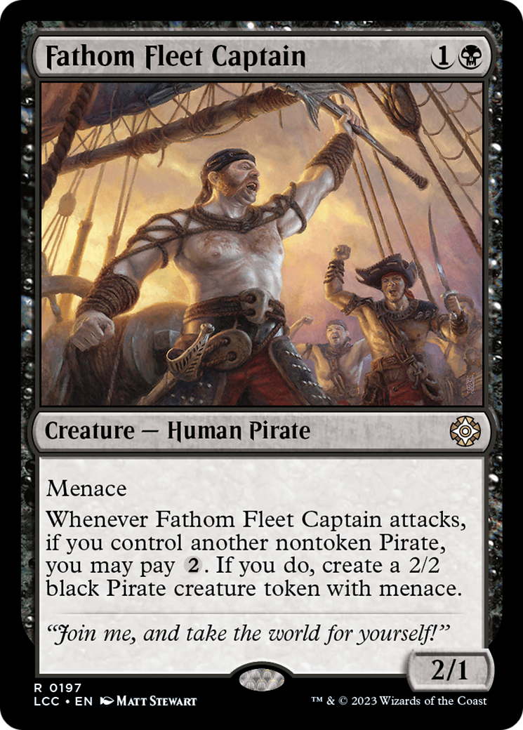 Fathom Fleet Captain [The Lost Caverns of Ixalan Commander] | Gamers Paradise