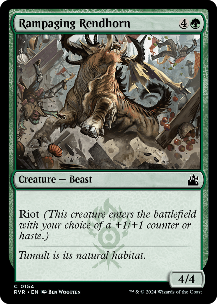 Rampaging Rendhorn [Ravnica Remastered] | Gamers Paradise