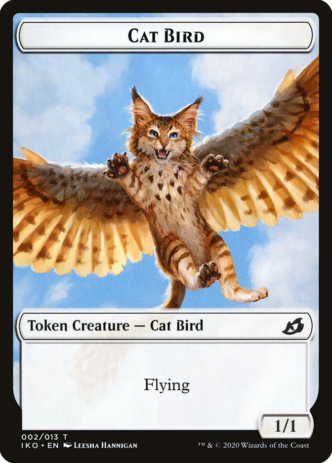 Cat Bird Token [Ikoria: Lair of Behemoths Tokens] | Gamers Paradise