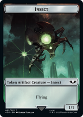 Necron Warrior // Insect Double-Sided Token [Universes Beyond: Warhammer 40,000 Tokens] | Gamers Paradise