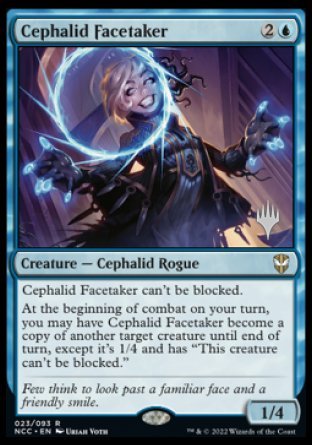 Cephalid Facetaker (Promo Pack) [Streets of New Capenna Commander Promos] | Gamers Paradise