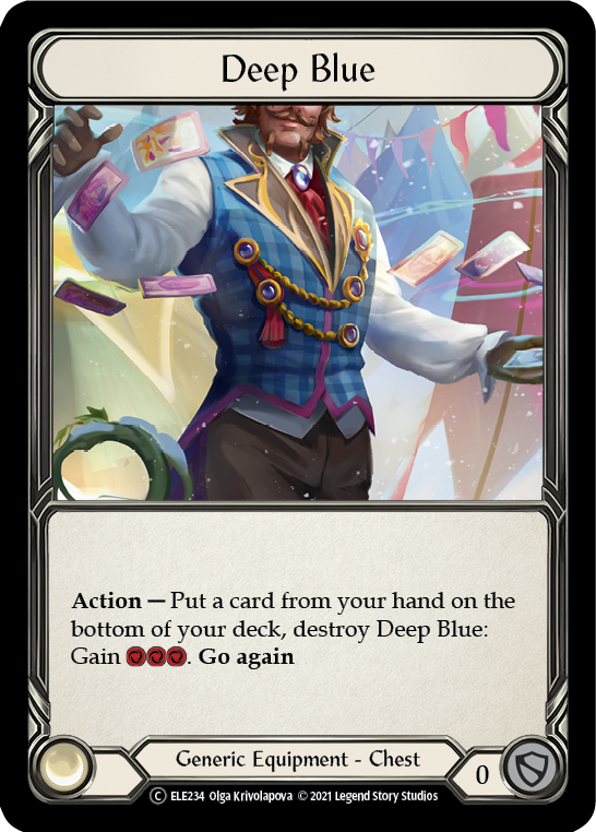 Deep Blue [U-ELE234] Unlimited Rainbow Foil | Gamers Paradise