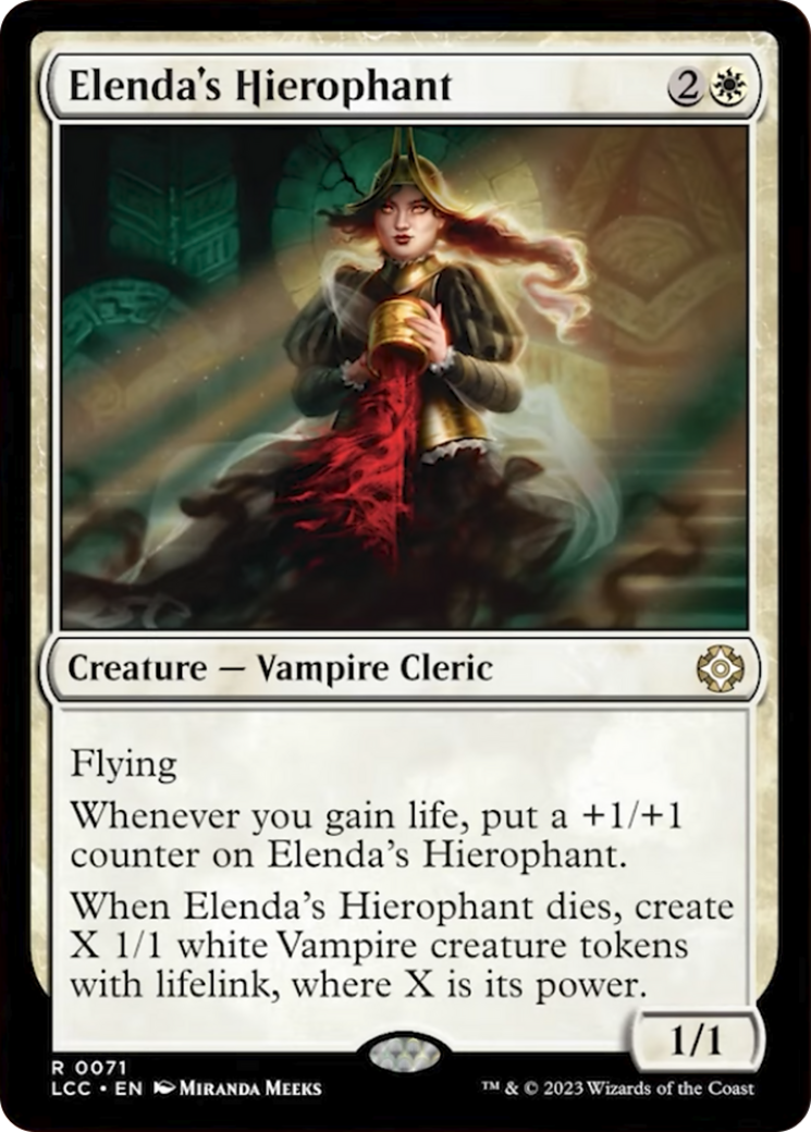 Elenda's Hierophant [The Lost Caverns of Ixalan Commander] | Gamers Paradise