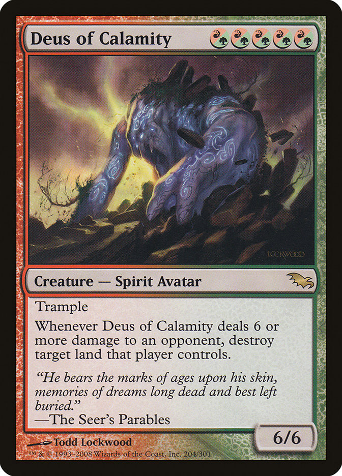 Deus of Calamity [Shadowmoor] | Gamers Paradise