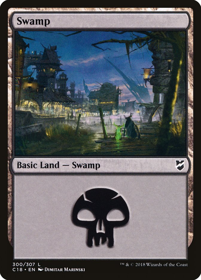Swamp (300) [Commander 2018] | Gamers Paradise