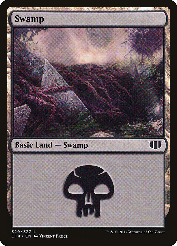 Swamp (329) [Commander 2014] | Gamers Paradise