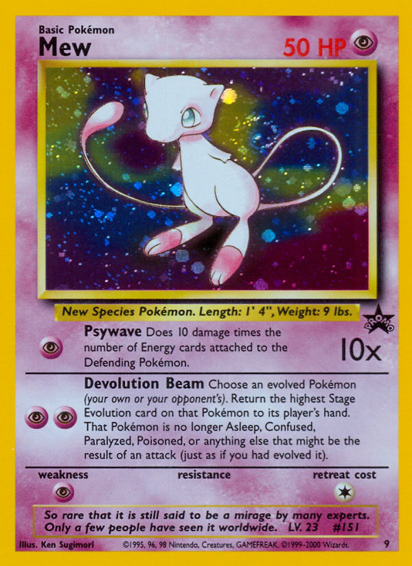 Mew (9) [Wizards of the Coast: Black Star Promos] | Gamers Paradise