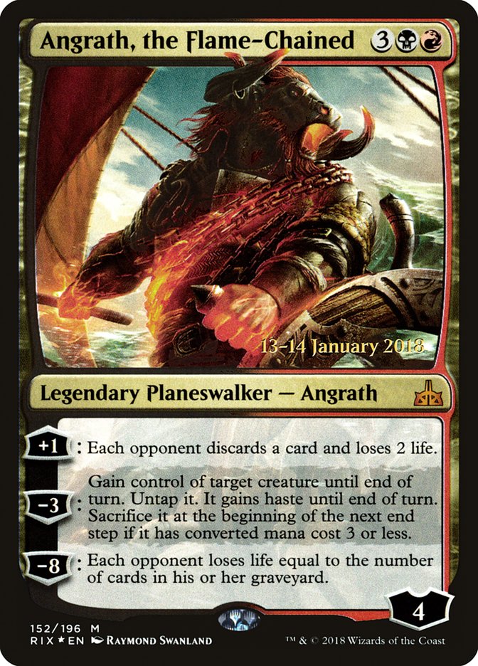 Angrath, the Flame-Chained [Rivals of Ixalan Prerelease Promos] | Gamers Paradise