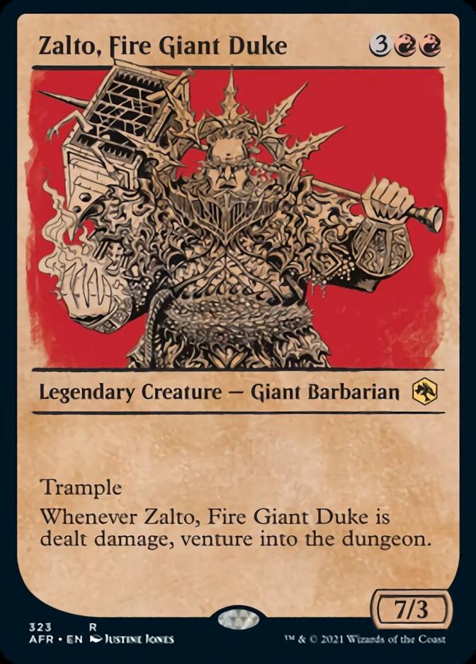 Zalto, Fire Giant Duke (Showcase) [Dungeons & Dragons: Adventures in the Forgotten Realms] | Gamers Paradise