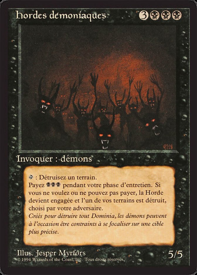 Demonic Hordes [Foreign Black Border] | Gamers Paradise
