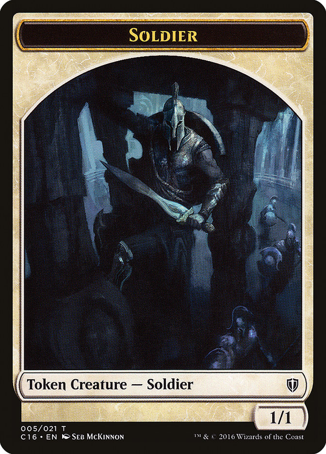 Soldier // Squid Double-Sided Token [Commander 2016 Tokens] | Gamers Paradise