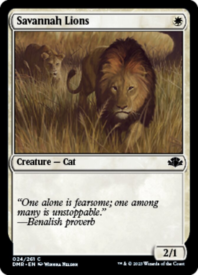 Savannah Lions [Dominaria Remastered] | Gamers Paradise