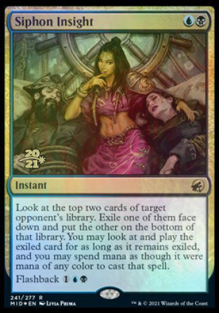 Siphon Insight [Innistrad: Midnight Hunt Prerelease Promos] | Gamers Paradise