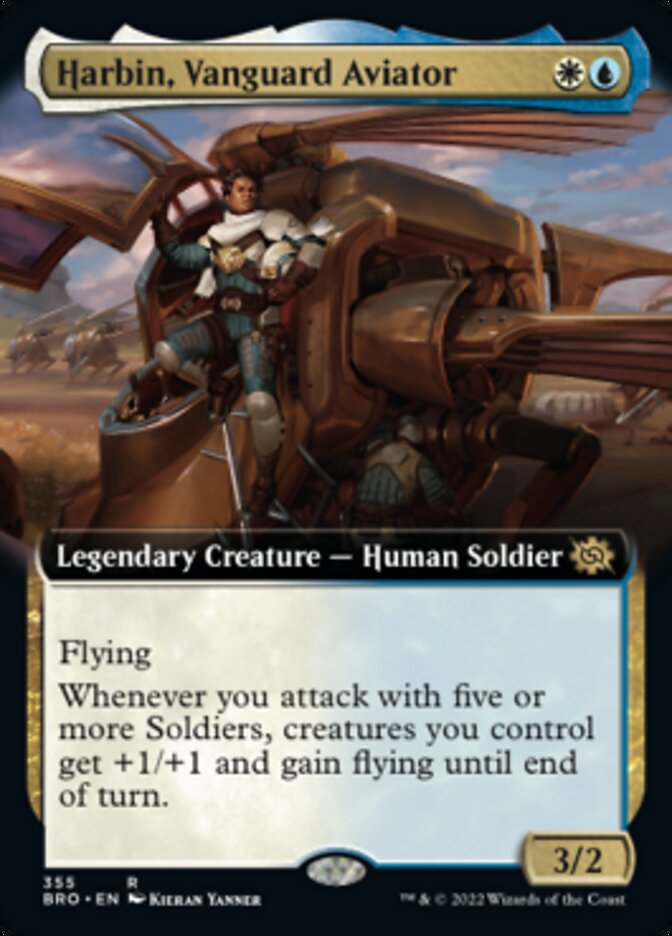 Harbin, Vanguard Aviator (Extended Art) [The Brothers' War] | Gamers Paradise