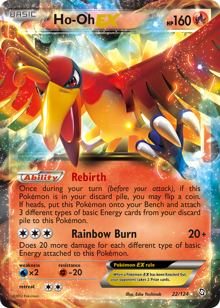 Ho-Oh EX (22/124) [Black & White: Dragons Exalted] | Gamers Paradise