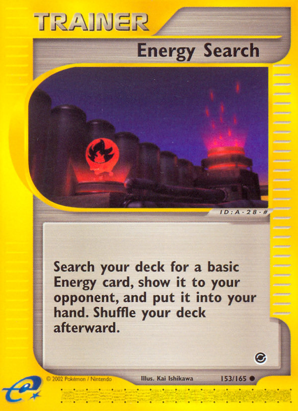 Energy Search (153/165) [Expedition: Base Set] | Gamers Paradise