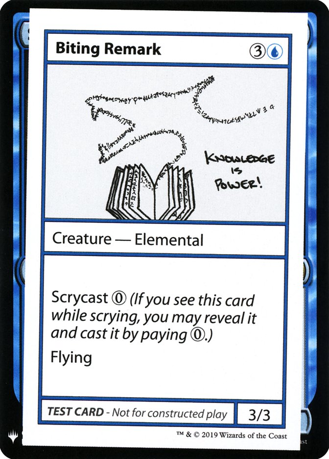 Biting Remark [Mystery Booster Playtest Cards] | Gamers Paradise