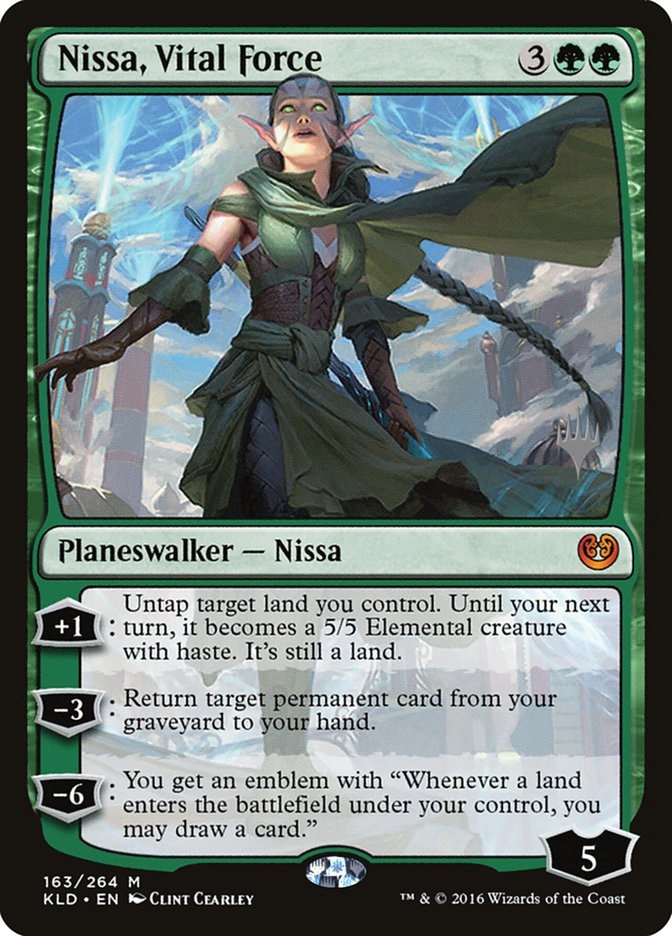 Nissa, Vital Force [Kaladesh Promos] | Gamers Paradise