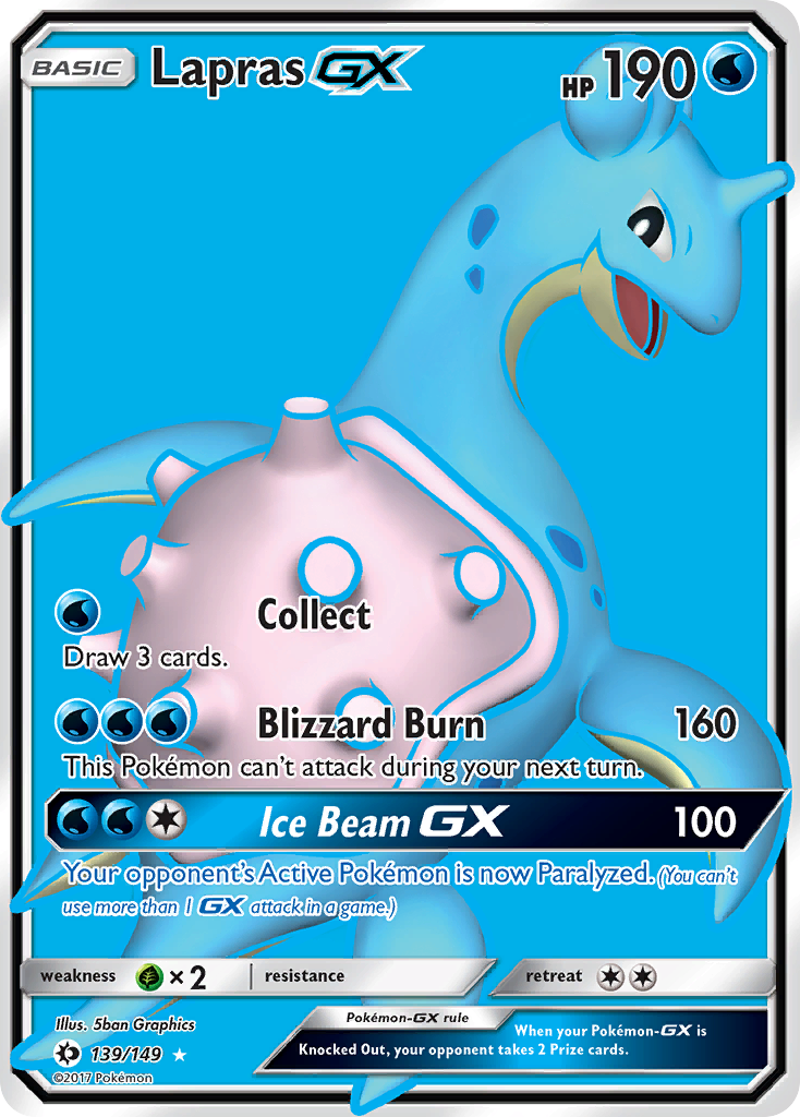 Lapras GX (139/149) [Sun & Moon: Base Set] | Gamers Paradise