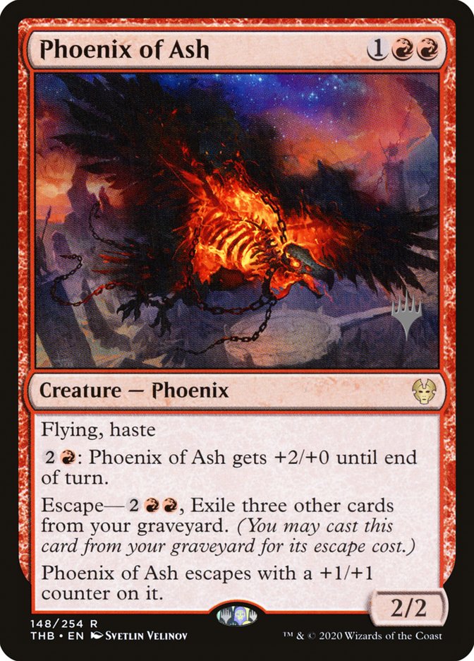 Phoenix of Ash (Promo Pack) [Theros Beyond Death Promos] | Gamers Paradise