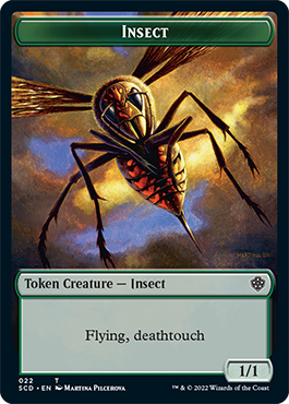 Insect // Cat Beast Double-Sided Token [Starter Commander Decks] | Gamers Paradise