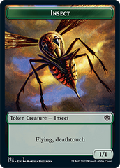 Insect // Soldier Double-Sided Token [Starter Commander Decks] | Gamers Paradise