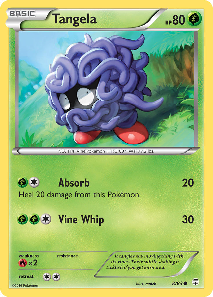 Tangela (8/83) [XY: Generations] | Gamers Paradise