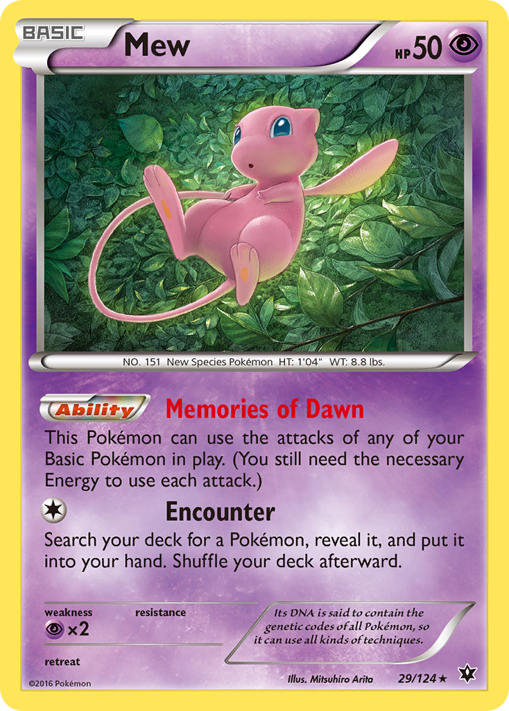 Mew (29/124) [XY: Fates Collide] | Gamers Paradise