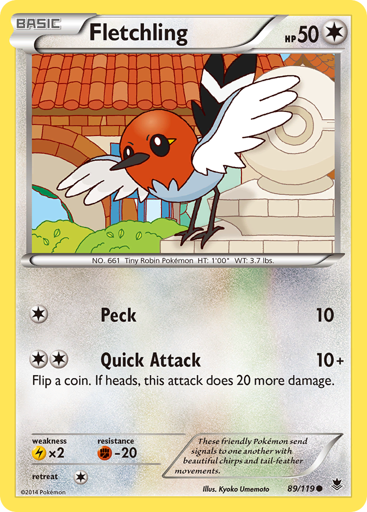 Fletchling (89/119) [XY: Phantom Forces] | Gamers Paradise