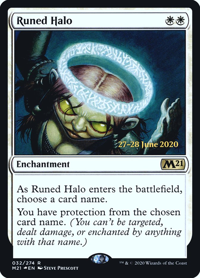 Runed Halo [Core Set 2021 Prerelease Promos] | Gamers Paradise