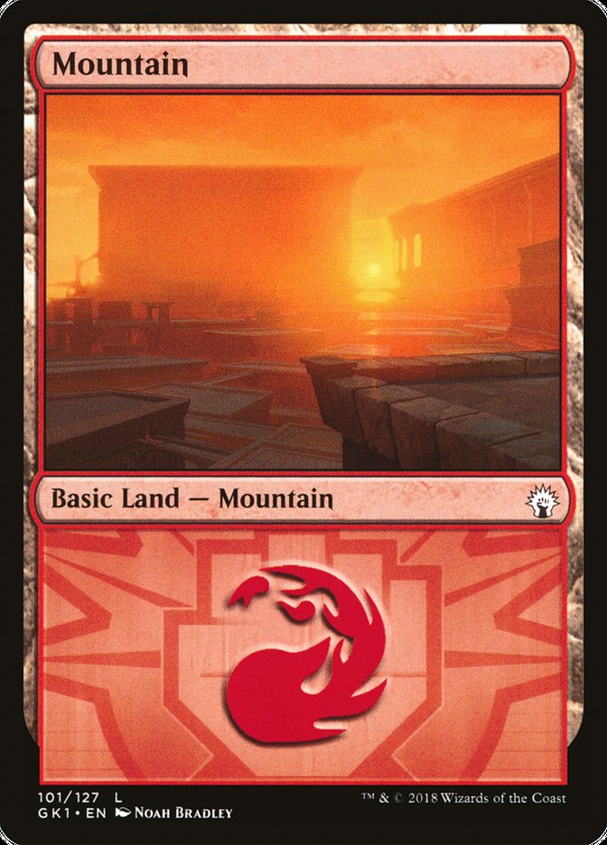 Mountain (101) [Guilds of Ravnica Guild Kit] | Gamers Paradise