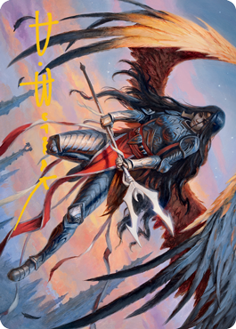 Liesa, Forgotten Archangel Art Card (Gold-Stamped Signature) [Innistrad: Midnight Hunt Art Series] | Gamers Paradise