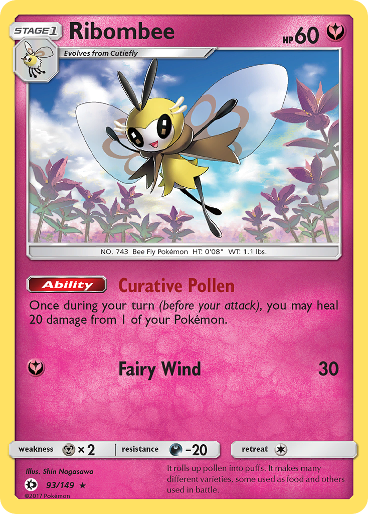 Ribombee (93/149) [Sun & Moon: Base Set] | Gamers Paradise