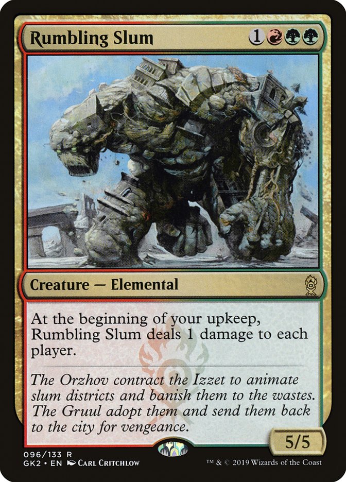 Rumbling Slum [Ravnica Allegiance Guild Kit] | Gamers Paradise