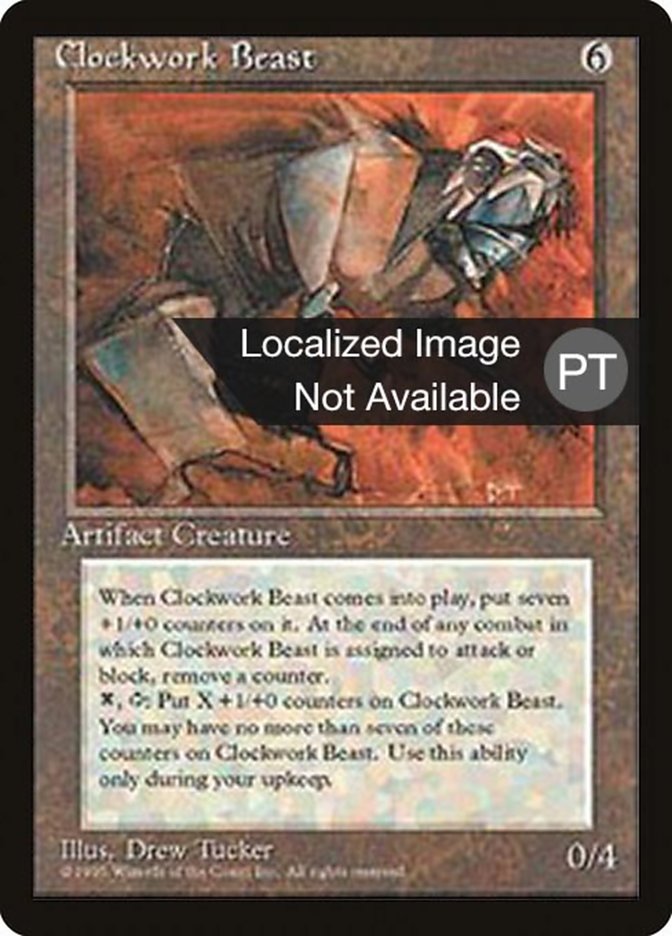 Clockwork Beast [Fourth Edition (Foreign Black Border)] | Gamers Paradise