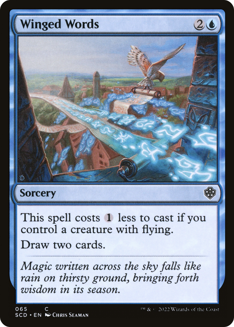 Winged Words [Starter Commander Decks] | Gamers Paradise