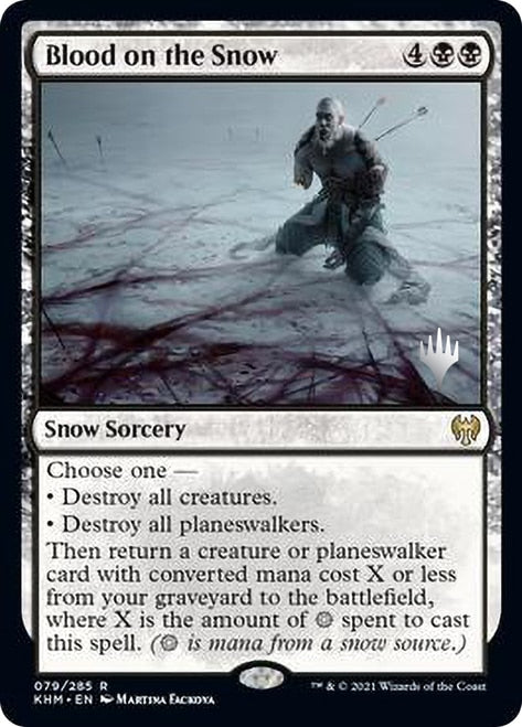 Blood on the Snow (Promo Pack) [Kaldheim Promos] | Gamers Paradise