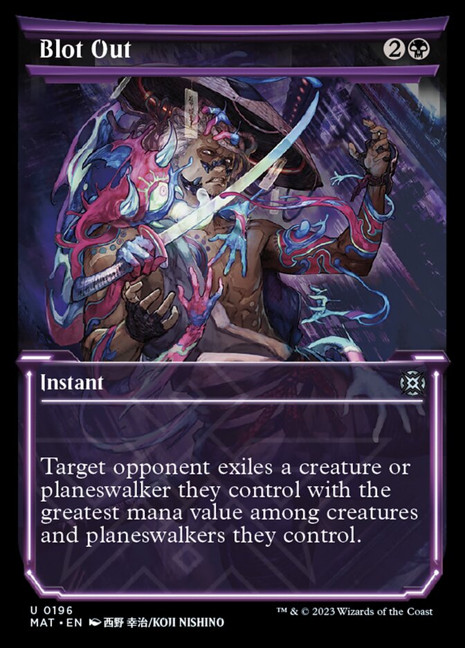 Blot Out (Showcase Halo Foil) [March of the Machine: The Aftermath] | Gamers Paradise