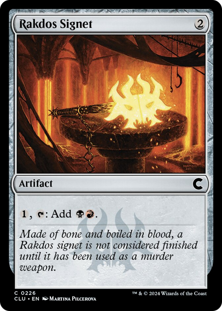 Rakdos Signet [Ravnica: Clue Edition] | Gamers Paradise