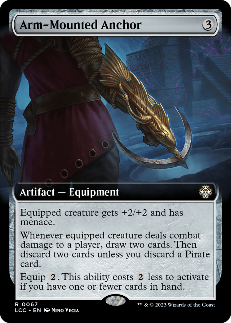 Arm-Mounted Anchor (Extended Art) [The Lost Caverns of Ixalan Commander] | Gamers Paradise