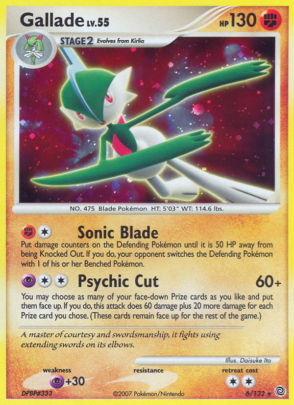 Gallade (6/132) [Diamond & Pearl: Secret Wonders] | Gamers Paradise