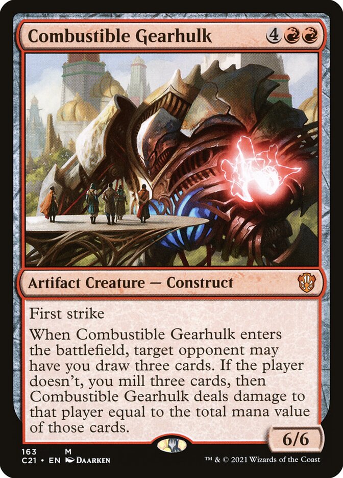 Combustible Gearhulk [Commander 2021] | Gamers Paradise