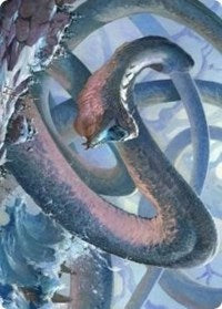 Koma, Cosmos Serpent 1 Art Card [Kaldheim Art Series] | Gamers Paradise