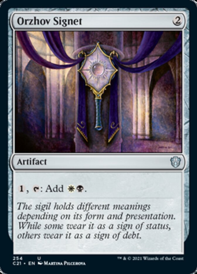 Orzhov Signet [Commander 2021] | Gamers Paradise