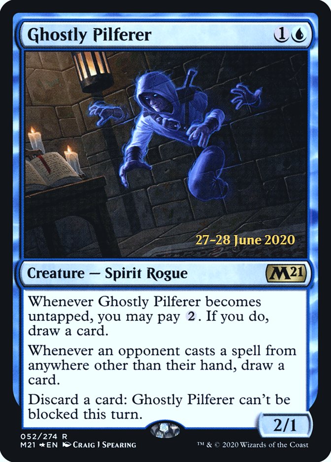 Ghostly Pilferer [Core Set 2021 Prerelease Promos] | Gamers Paradise