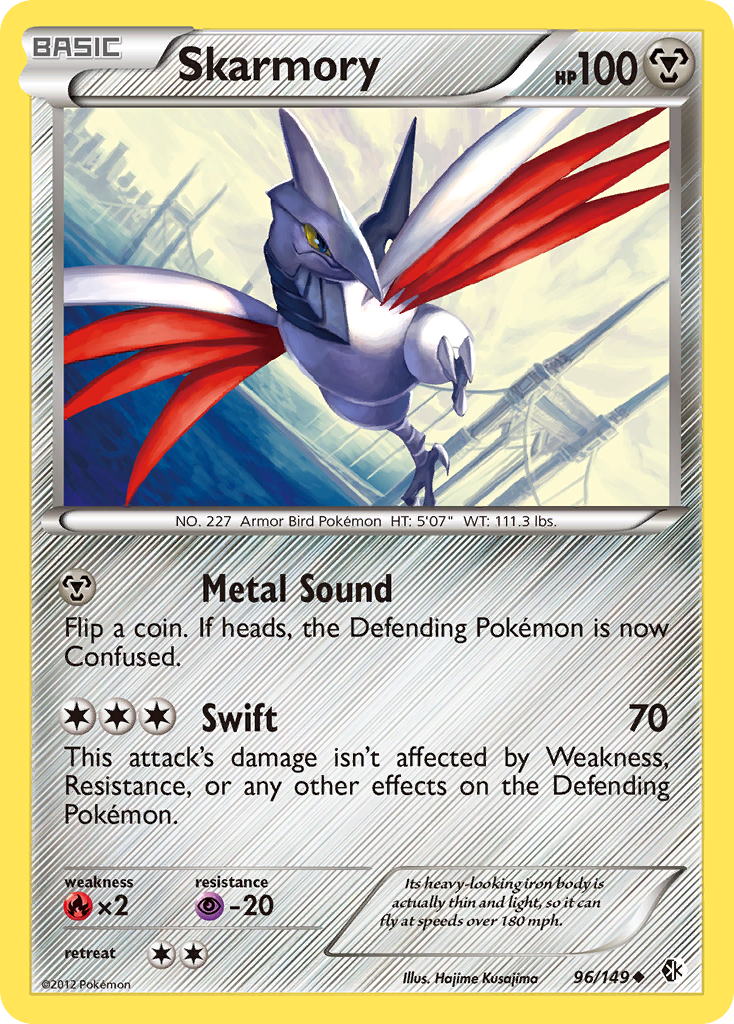 Skarmory (96/149) [Black & White: Boundaries Crossed] | Gamers Paradise